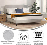Extra Firm 12-Inch Hybrid Memory Foam Mattress - Sleep Galleria