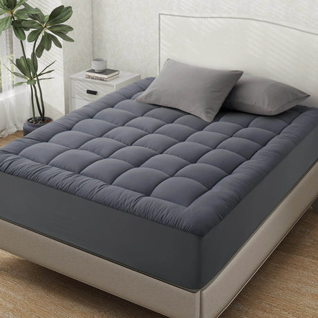 Extra Thick Polyester Mattress Topper With Elastic Pocket - Sleep Galleria