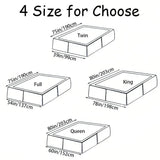 Extra Thick Polyester Mattress Topper With Elastic Pocket - Sleep Galleria
