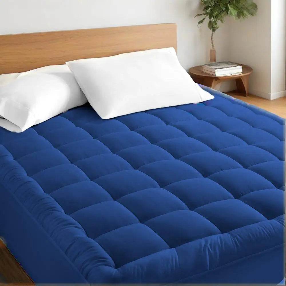Extra Thick Polyester Mattress Topper With Elastic Pocket - Sleep Galleria