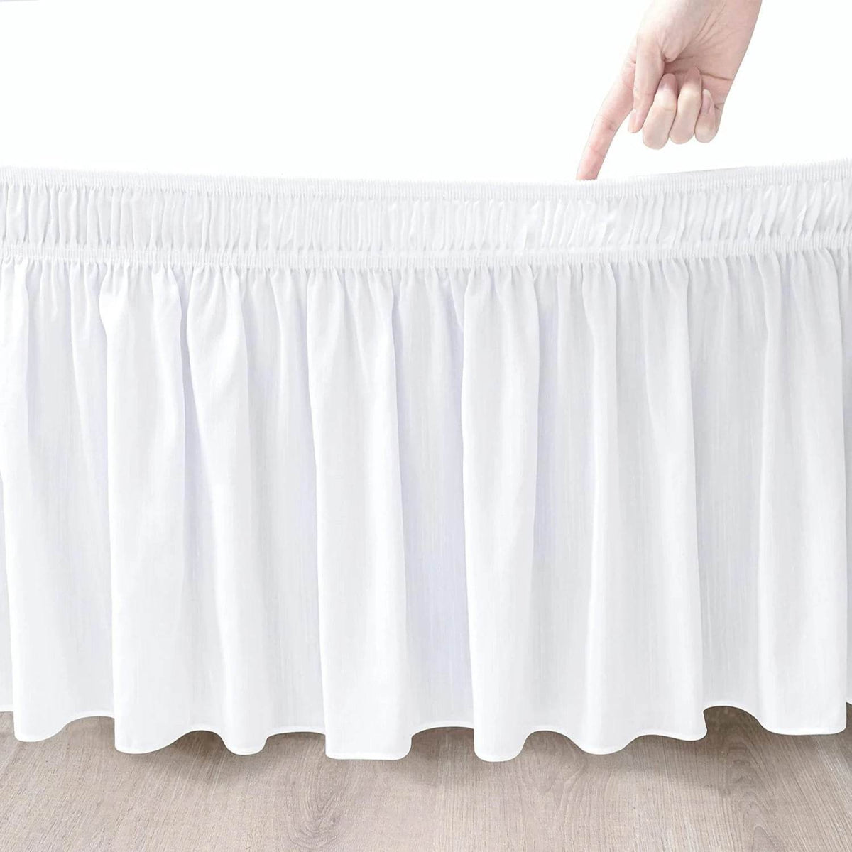 Fade - Resistant Microfiber Polyester Bed Skirt With Elastic - Veluna - Sleep Galleria