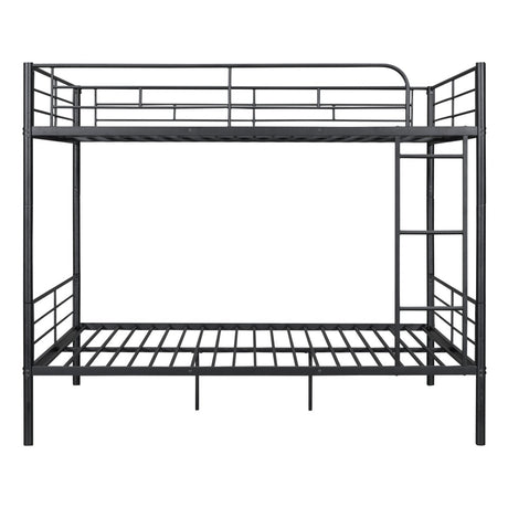 Full Over Full Iron Contemporary Metal Bunk Bed - Veluna - Sleep Galleria