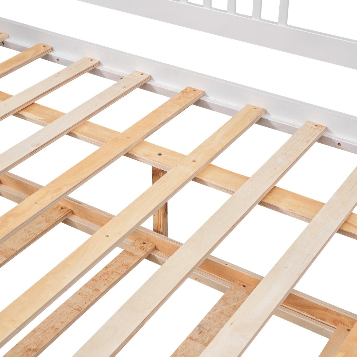 Full Size Solid Wood Daybed With Twin Trundle - Veluna - Sleep Galleria