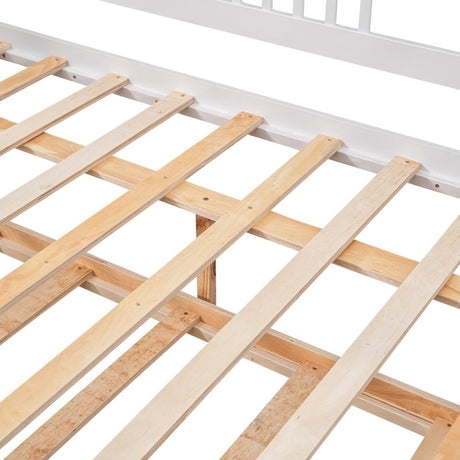 Full Size Solid Wood Daybed With Twin Trundle - Veluna - Sleep Galleria