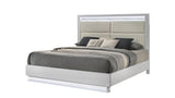Glam Modern 5 - Piece Queen Wood Bedroom Set With LED Lighting - Veluna - Sleep Galleria