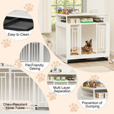 Heavy Duty Wooden Dog Crate Furniture With Storage - Sleep Galleria