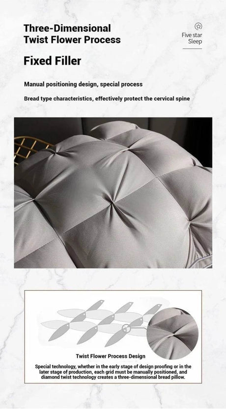 Memory Foam Cervical Pillow for Neck Pain Relief - Veluna - Sleep Galleria