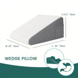 Memory Foam Soft Triangle Bed Wedge Pillow for Sleeping - Sleep Galleria