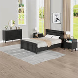 Modern Fluted Solid Wood Bedroom Furniture Set - Sleep Galleria