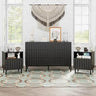 Modern Fluted Solid Wood Bedroom Furniture Set - Sleep Galleria