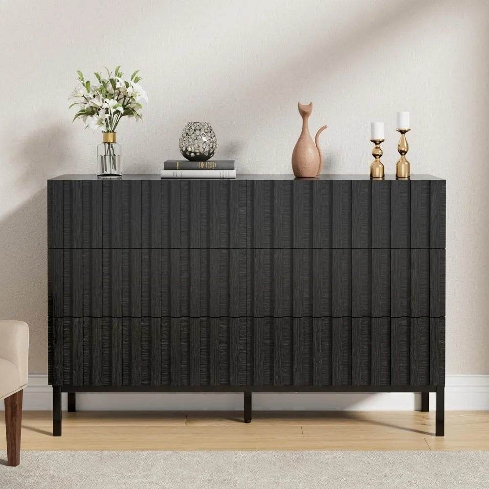 Modern Fluted Solid Wood Bedroom Furniture Set - Sleep Galleria