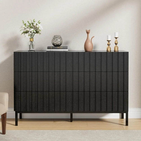 Modern Fluted Solid Wood Bedroom Furniture Set - Sleep Galleria
