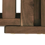 Outdoor Adjustable Acacia Wood Patio Daybed With Cushions - Sleep Galleria