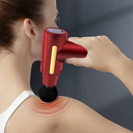 Portable Digital Fascia Gun with LED Display and Six - Speed Settings - Veluna - Sleep Galleria