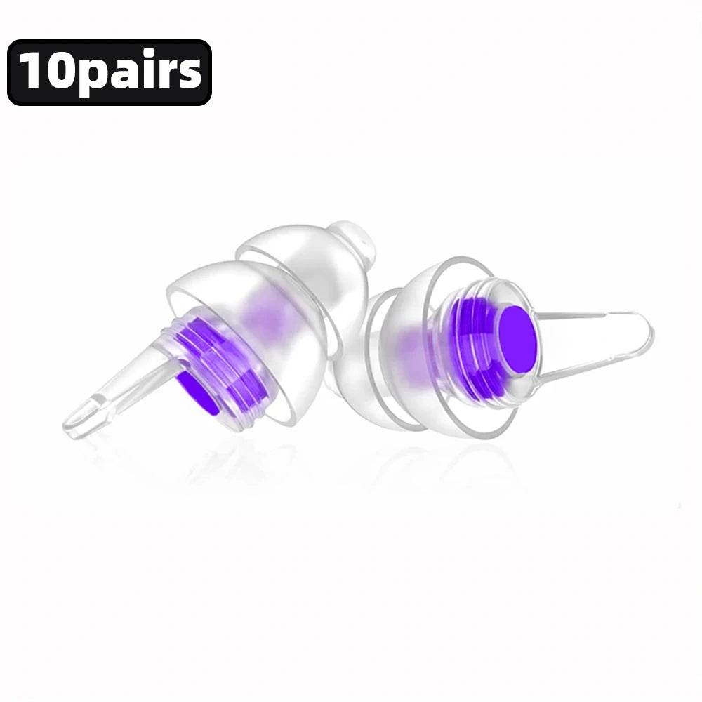 Reusable Hypoallergenic Silicone Noise Reduction Earplugs - Veluna - Sleep Galleria