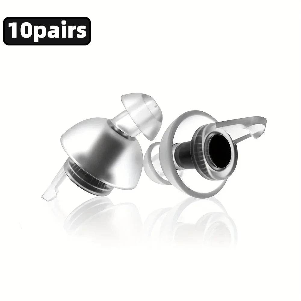 Reusable Hypoallergenic Silicone Noise Reduction Earplugs - Veluna - Sleep Galleria