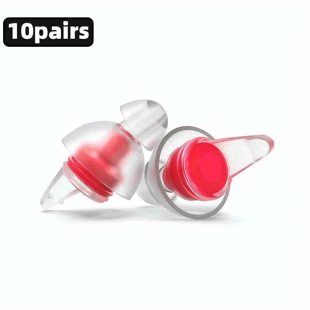 Reusable Hypoallergenic Silicone Noise Reduction Earplugs - Veluna - Sleep Galleria