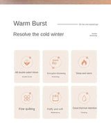 Soft Lamb Velvet Warm Winter Quilt Blanket - Sleep Galleria