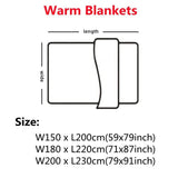 Soft Lamb Velvet Warm Winter Quilt Blanket - Sleep Galleria