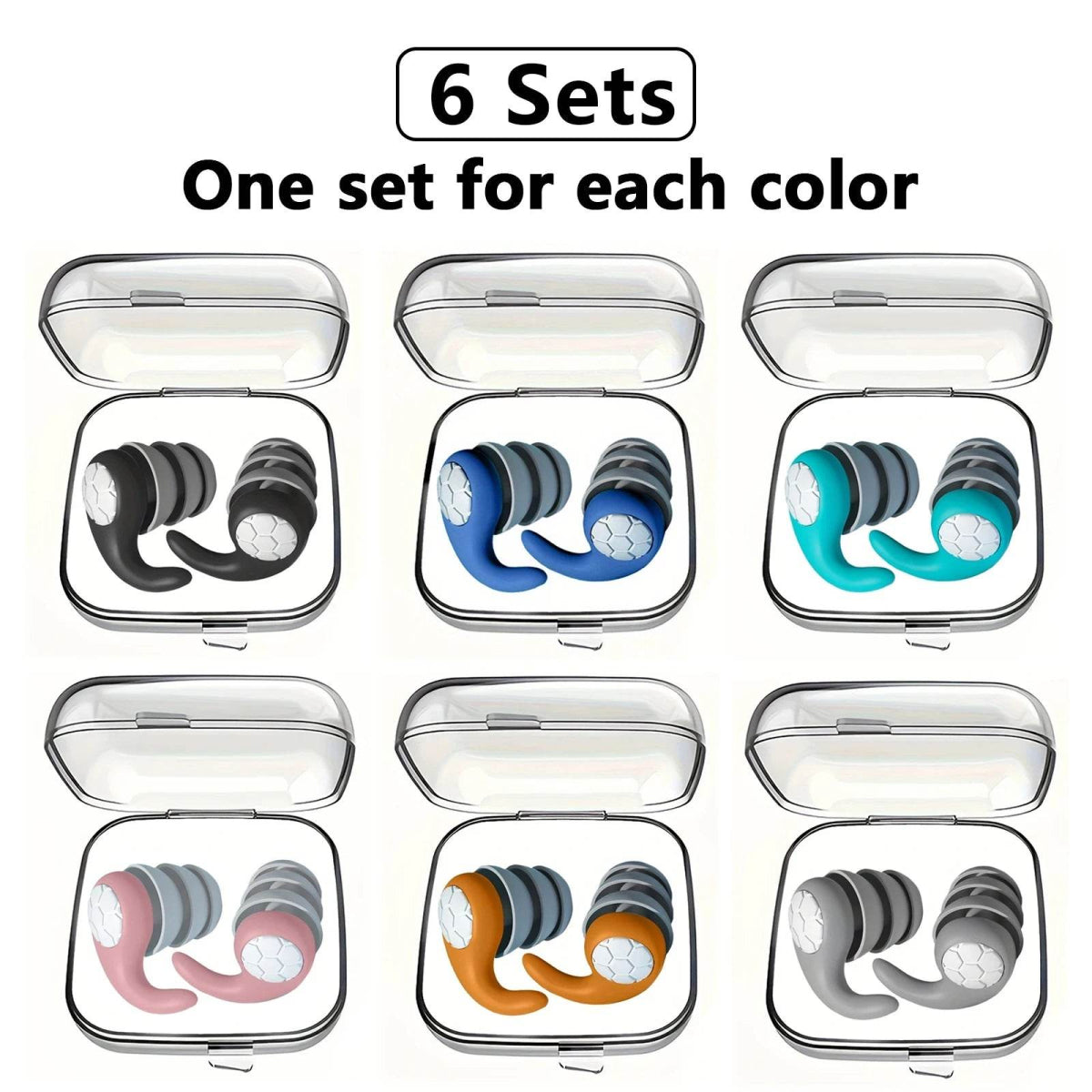 Soft Nano Silica Gel Noise Reduction Earplugs - Sleep Galleria