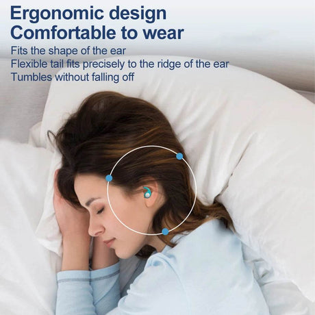 Soft Nano Silica Gel Noise Reduction Earplugs - Sleep Galleria