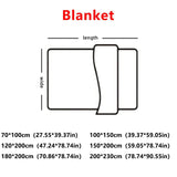 Thickened Fleece Solid Color All - Season Blanket - Veluna - Sleep Galleria