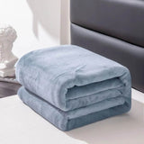 Thickened Fleece Solid Color All - Season Blanket - Veluna - Sleep Galleria