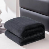 Thickened Fleece Solid Color All - Season Blanket - Veluna - Sleep Galleria