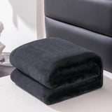 Thickened Fleece Solid Color All - Season Blanket - Veluna - Sleep Galleria