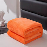 Thickened Fleece Solid Color All - Season Blanket - Veluna - Sleep Galleria