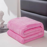 Thickened Fleece Solid Color All - Season Blanket - Veluna - Sleep Galleria