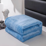 Thickened Fleece Solid Color All - Season Blanket - Veluna - Sleep Galleria