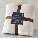 Thickened Polyester Fiber Flannel Travel Blanket - Sleep Galleria