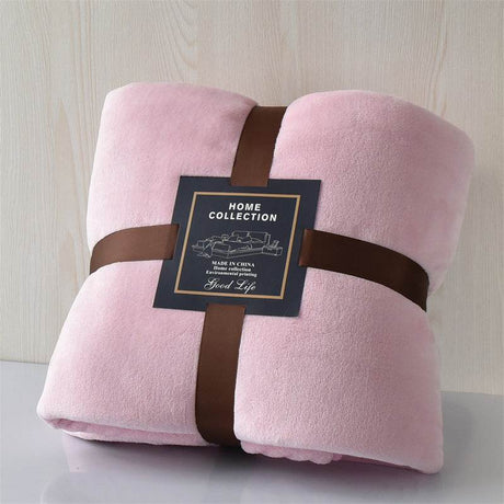 Thickened Polyester Fiber Flannel Travel Blanket - Veluna - Sleep Galleria