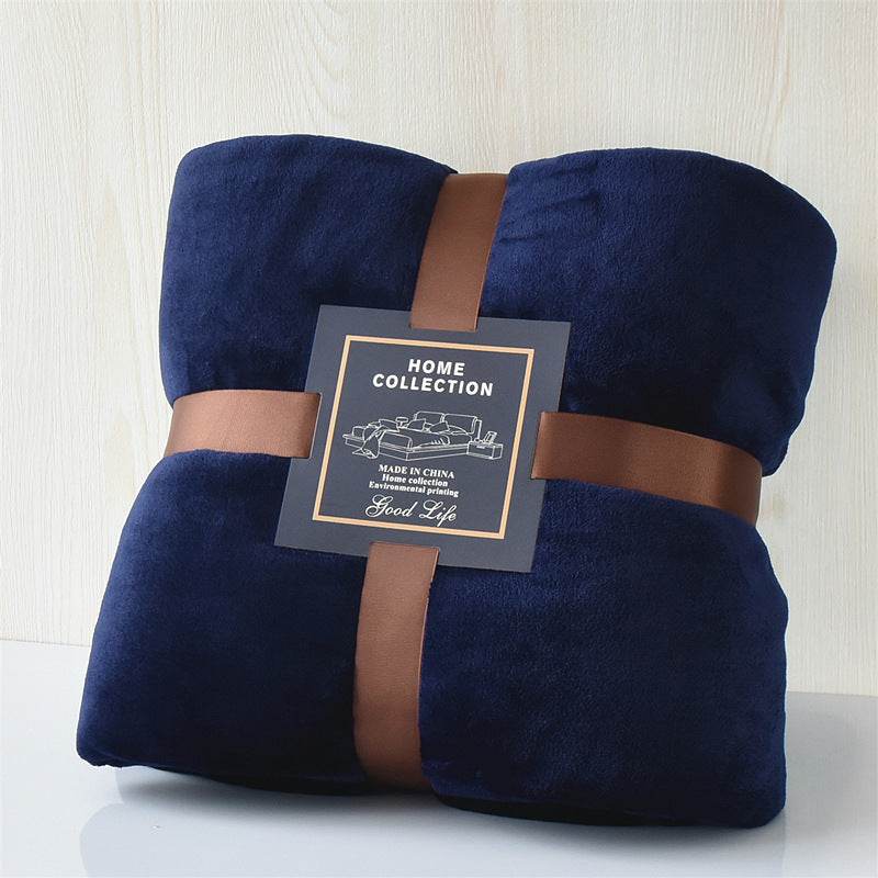 Thickened Polyester Fiber Flannel Travel Blanket - Sleep Galleria