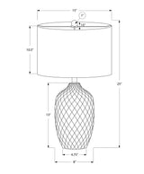 Transitional Cream Ceramic Ginger Jar Table Lamp - Sleep Galleria