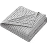 Waffle Pattern 100% Cotton Lightweight Summer Blanket - Sleep Galleria