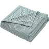 Waffle Pattern 100% Cotton Lightweight Summer Blanket - Sleep Galleria