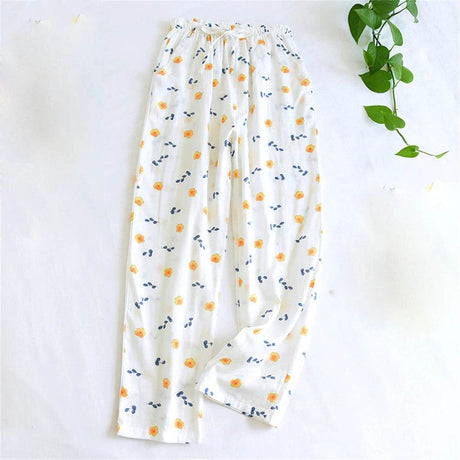 Women’s Cotton Printed Loose Pajama Sleep Bottoms - Veluna - Sleep Galleria