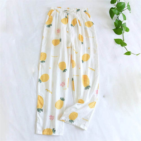 Women’s Cotton Printed Loose Pajama Sleep Bottoms - Veluna - Sleep Galleria