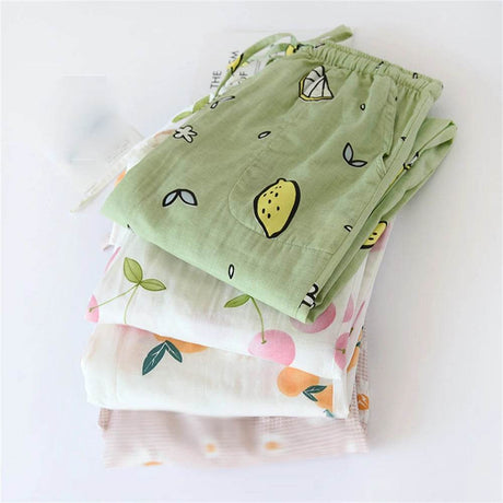 Women’s Cotton Printed Loose Pajama Sleep Bottoms - Veluna - Sleep Galleria