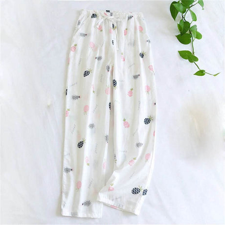 Women’s Cotton Printed Loose Pajama Sleep Bottoms - Veluna - Sleep Galleria