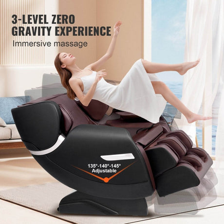Full Body Zero Gravity Recliner with 3D Shiatsu - Vevor - Sleep Galleria