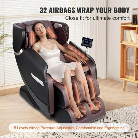 Full Body Zero Gravity Recliner with 3D Shiatsu - Vevor - Sleep Galleria
