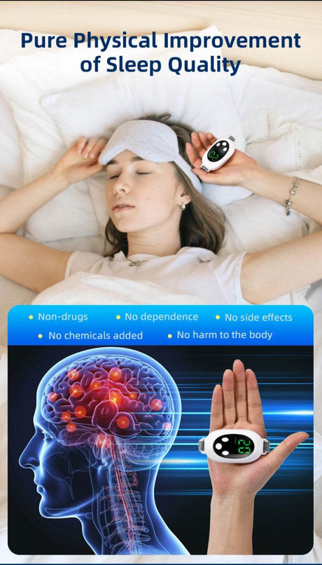 Palm Sleep Massager Electric Handheld Sleep Aid Device - VIMYSHOW - Sleep Galleria