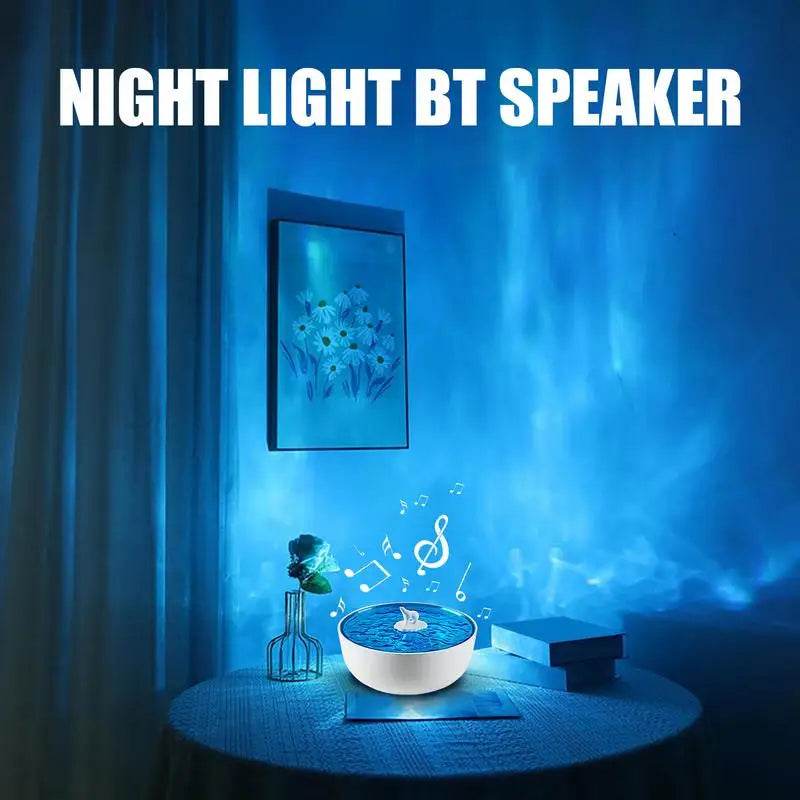 Wireless White Noise Speaker Lamp with Light Projector - Sleep Galleria