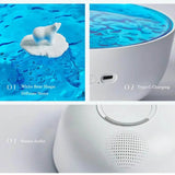 Wireless White Noise Speaker Lamp with Light Projector - Sleep Galleria