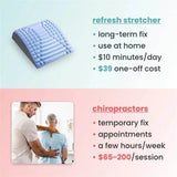 Lumbar Support Back Stretcher Massage Device - WEPIZAZZ - Sleep Galleria