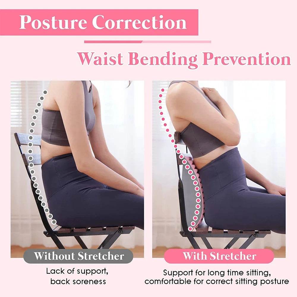 Lumbar Support Back Stretcher Massage Device - WEPIZAZZ - Sleep Galleria