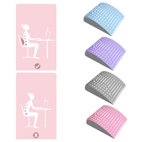 Lumbar Support Back Stretcher Massage Device - WEPIZAZZ - Sleep Galleria